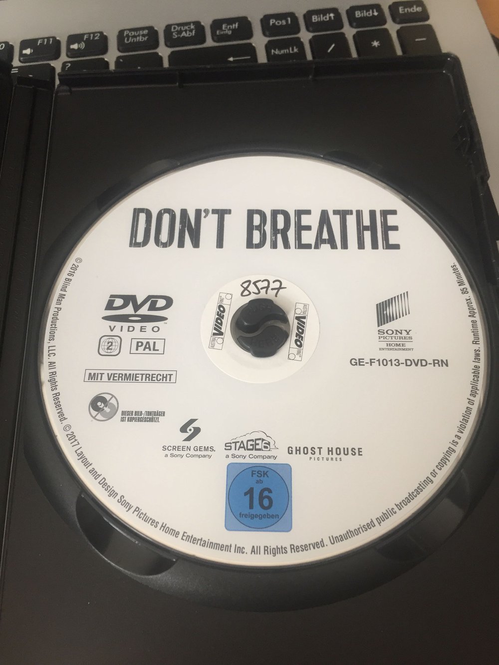 Don't Breathe DVD *Horror-Thriller * 2017