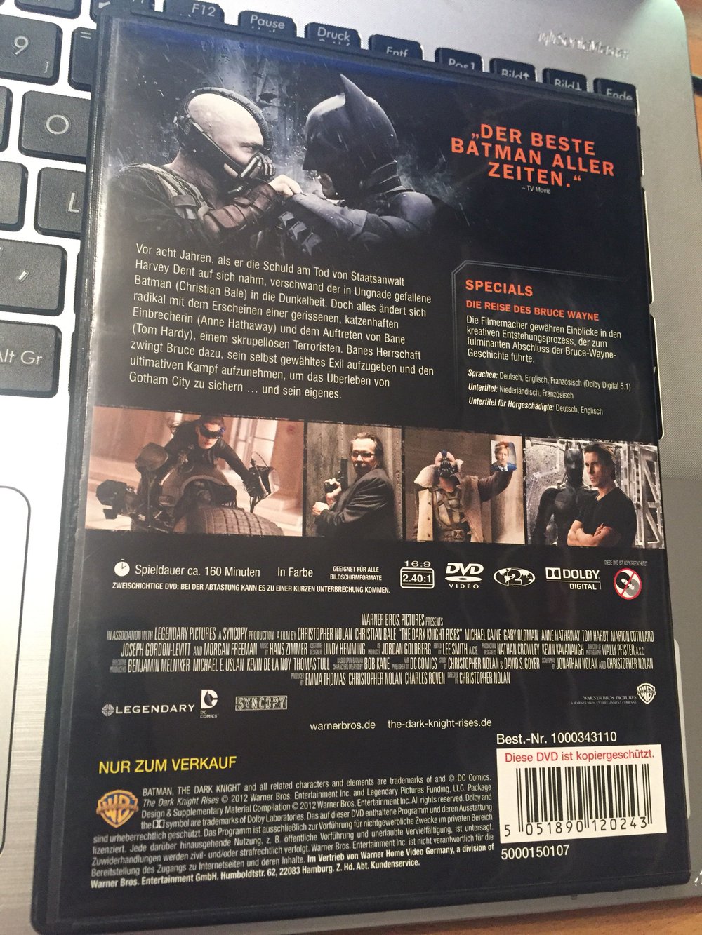 The Dark Knight Rises (DVD)