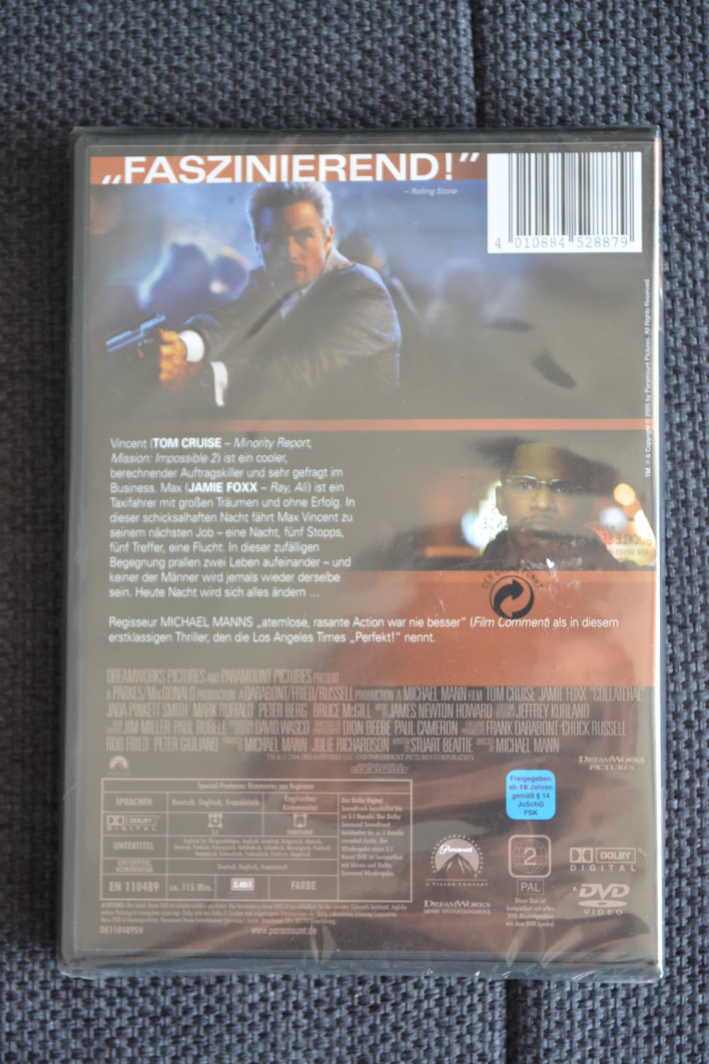 Collateral DVD (mit Tom Cruise)