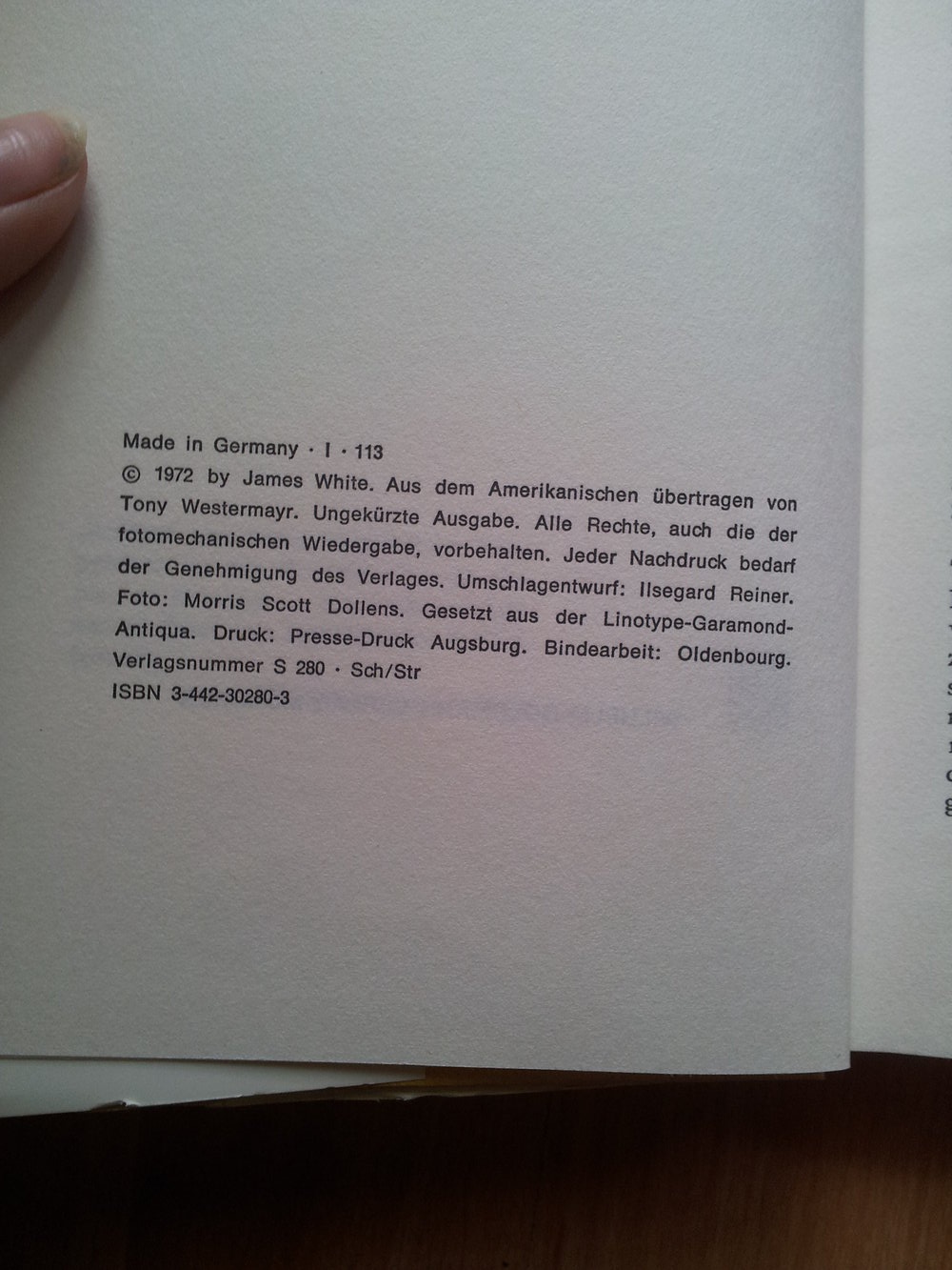 Das schwarze Inferno - James White