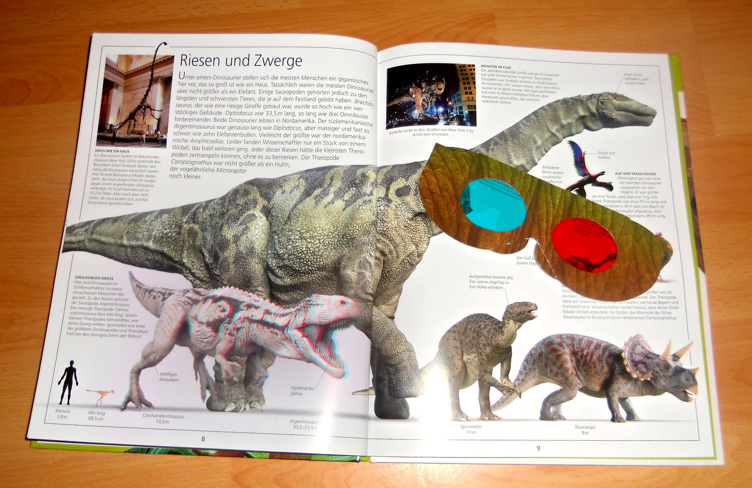 Memo Dinosaurier mit 3-D effekt