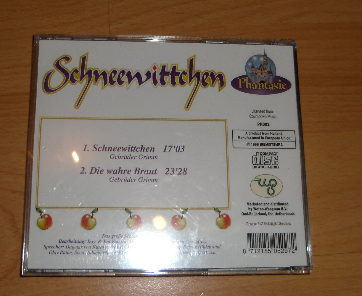 Hörspiel- Schneewittchen + Die wahre Braut