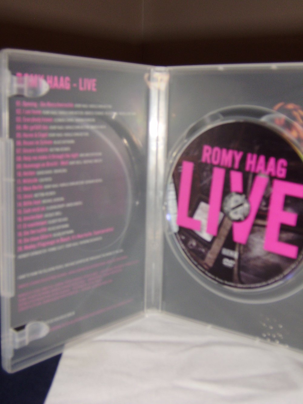 DVD  Romy Haag – Live 