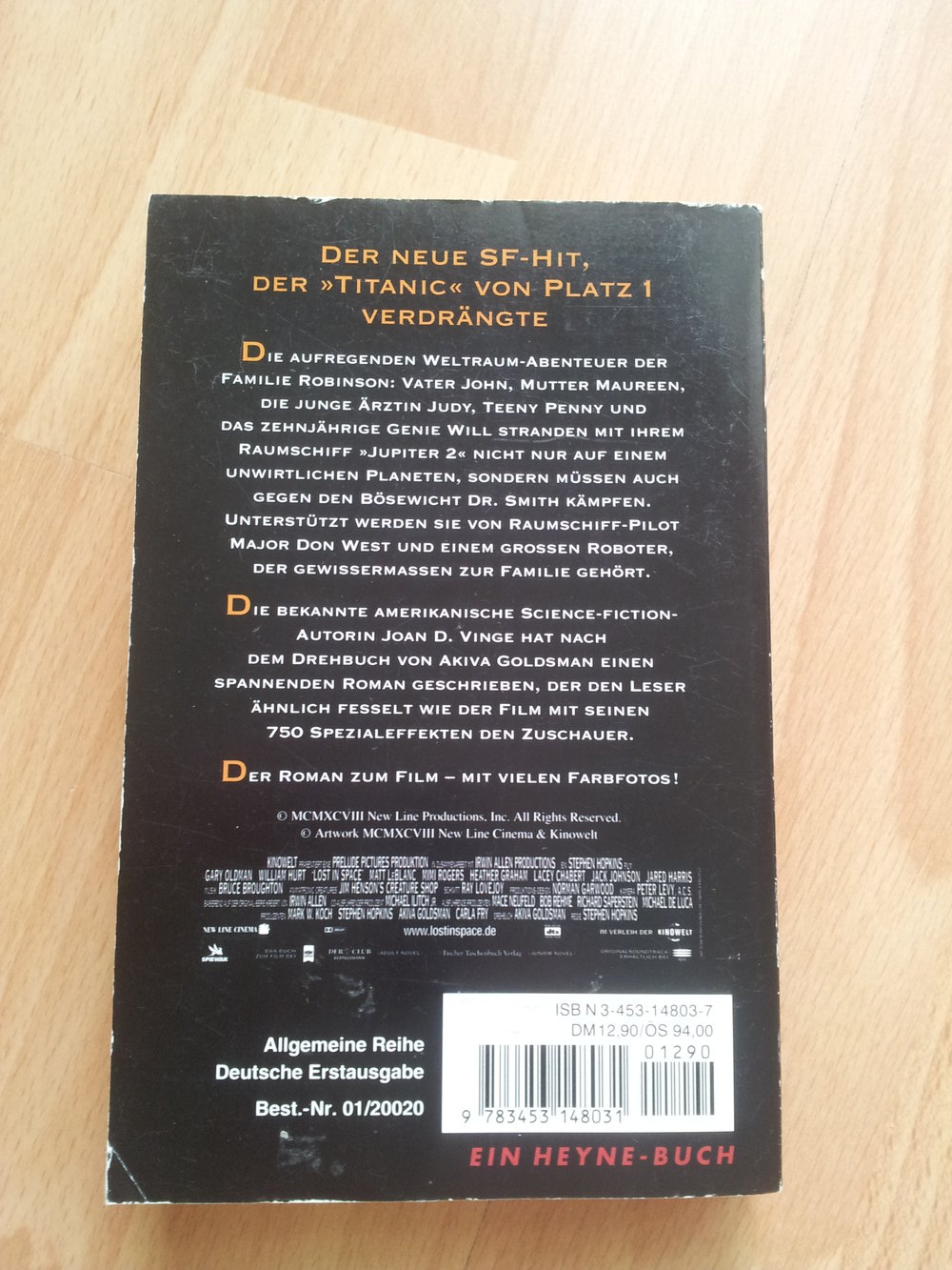 Buch zum Film - Lost in Space - Joan D. Vinge 