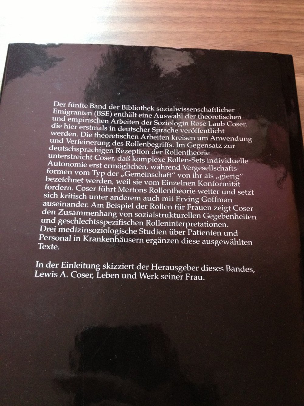 Soziale Rollen und soziale Strukturen