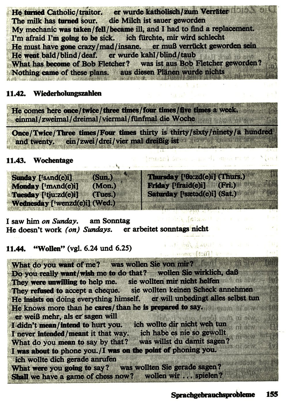 Englische Mindestgrammatik - Struktur und Gebrauch des heutigen Englisch