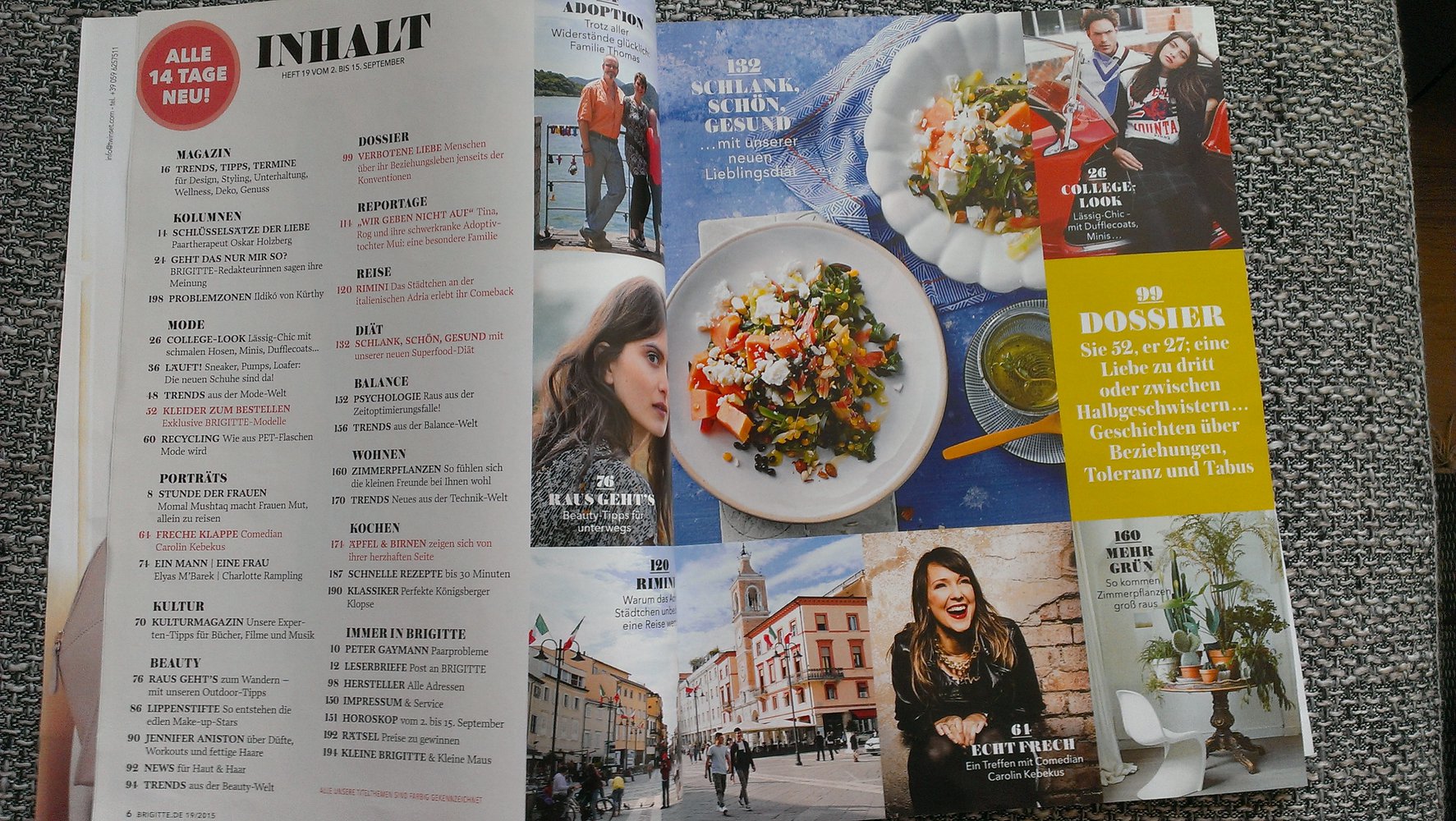 Brigitte Nr. 19, Mi, 2.9.2015