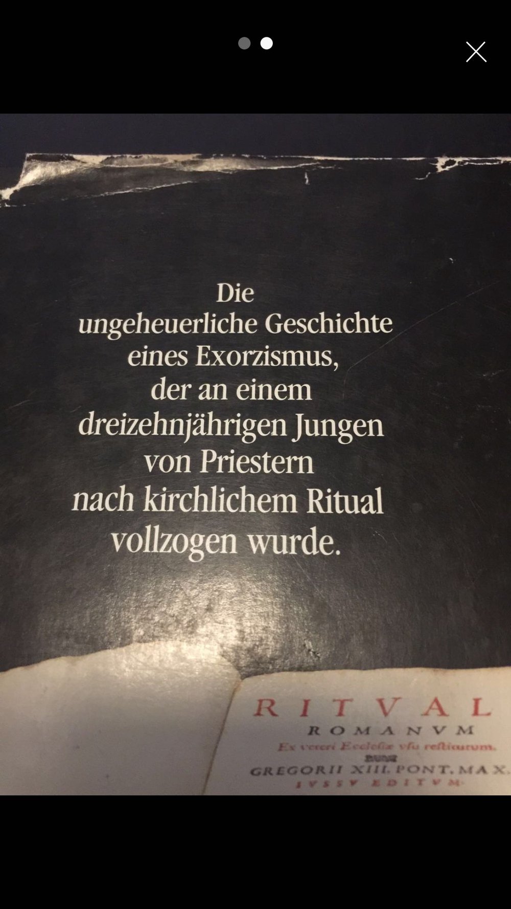 Geschichte eines Exorzismus