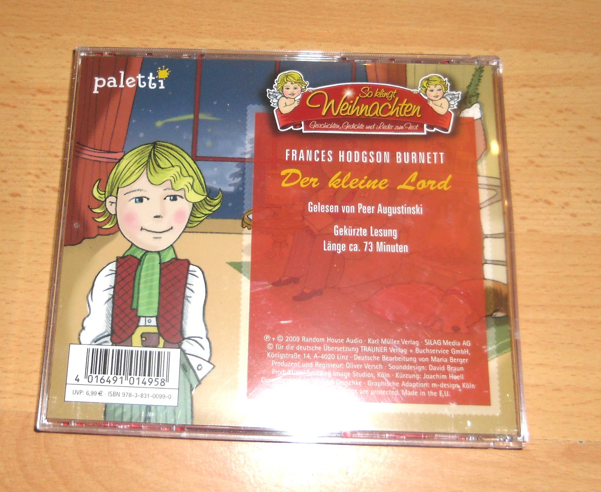 CD -Der Kleine Lord - So klingt Weihnachten