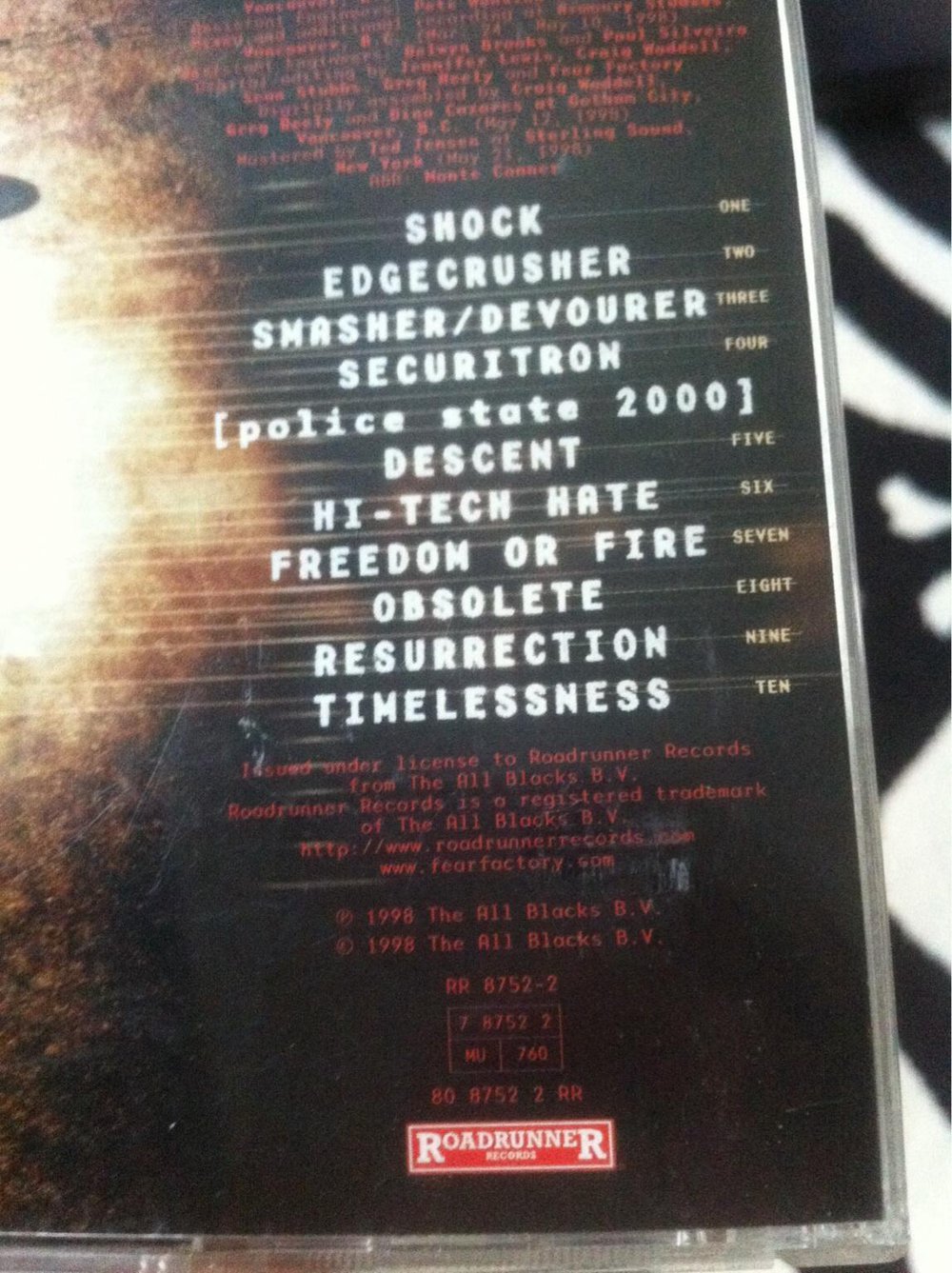 Fear Factory – Obsolete CD