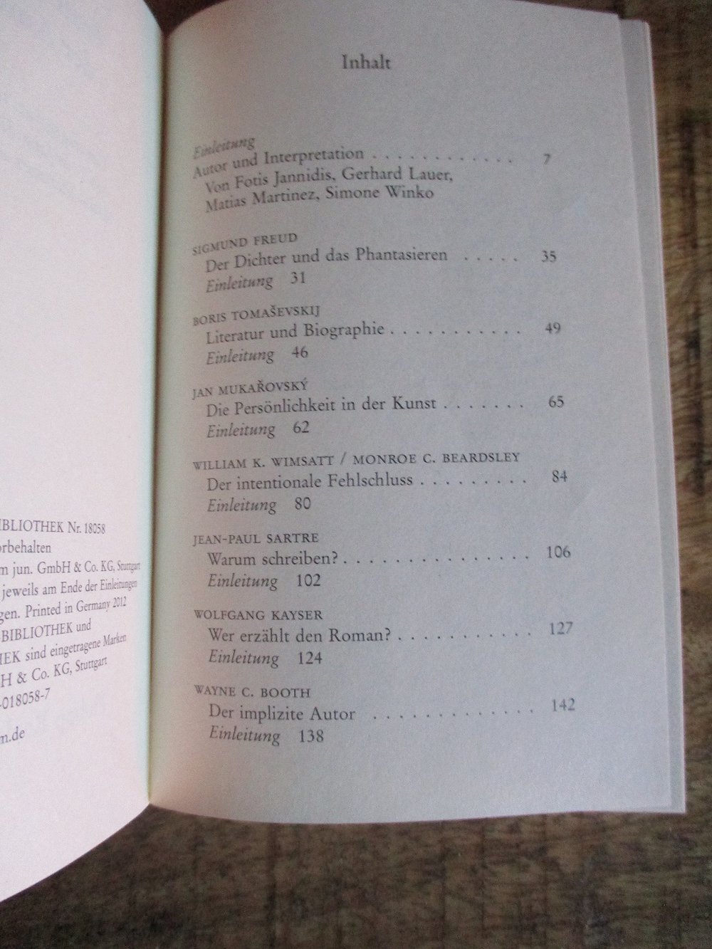 Texte zur Theorie der Autorschaft