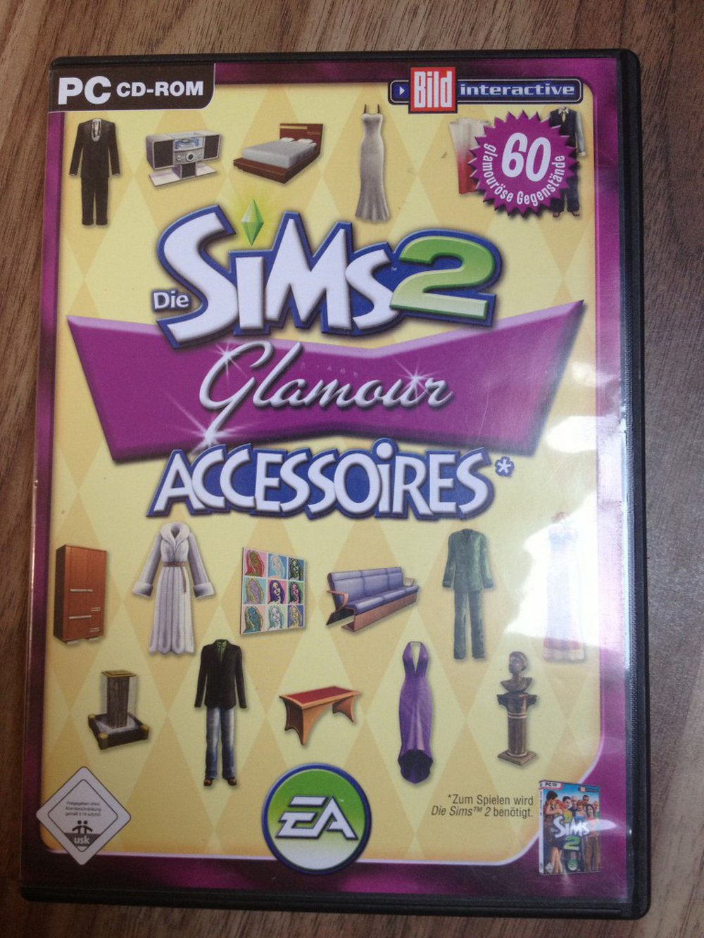 Sims 2 „glamour accessoires“