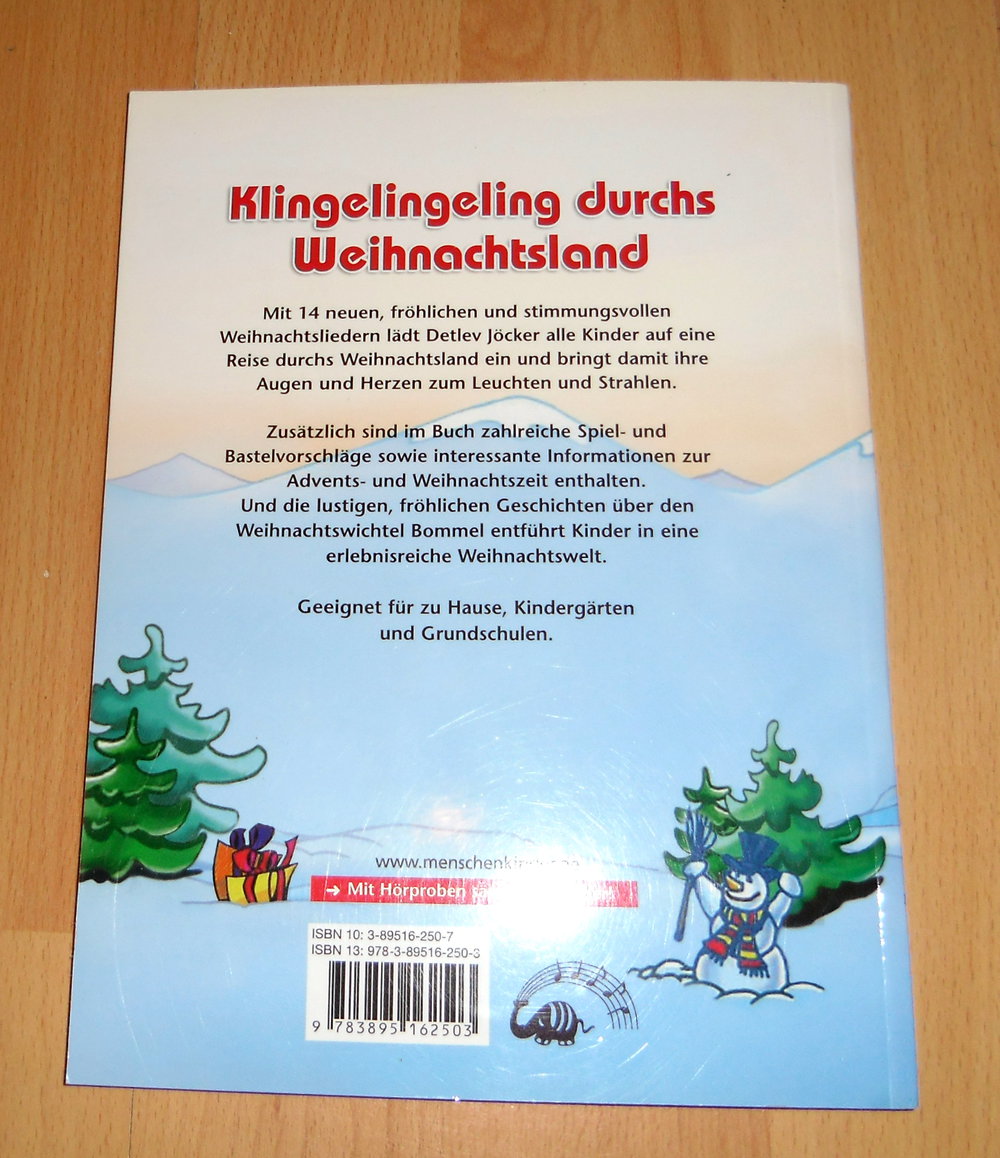 Klingelingeling durchs Weihnachtsland: Neue, fröhliche Lieder durch die Weihnachtszeit