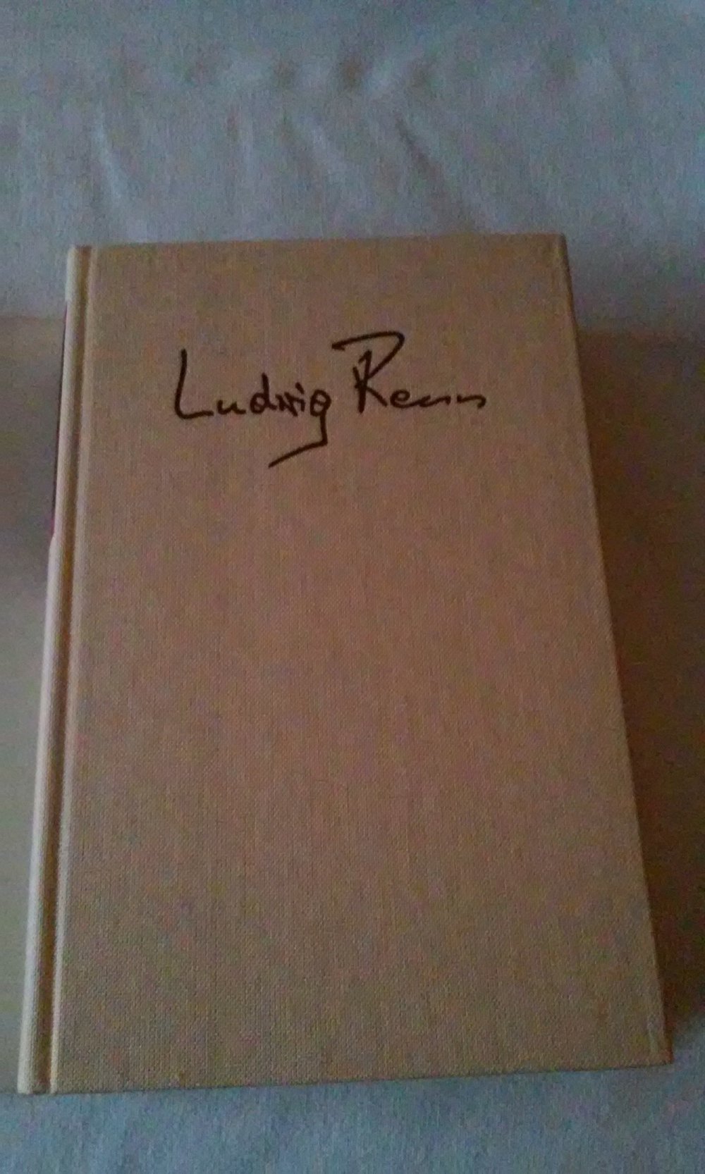 Ludwig Renn: Anstöße in meinem Leben  Roman im Leineneinband