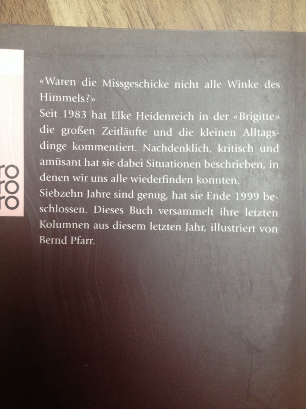 Also… Die letzten Kolumnen aus Brigitte