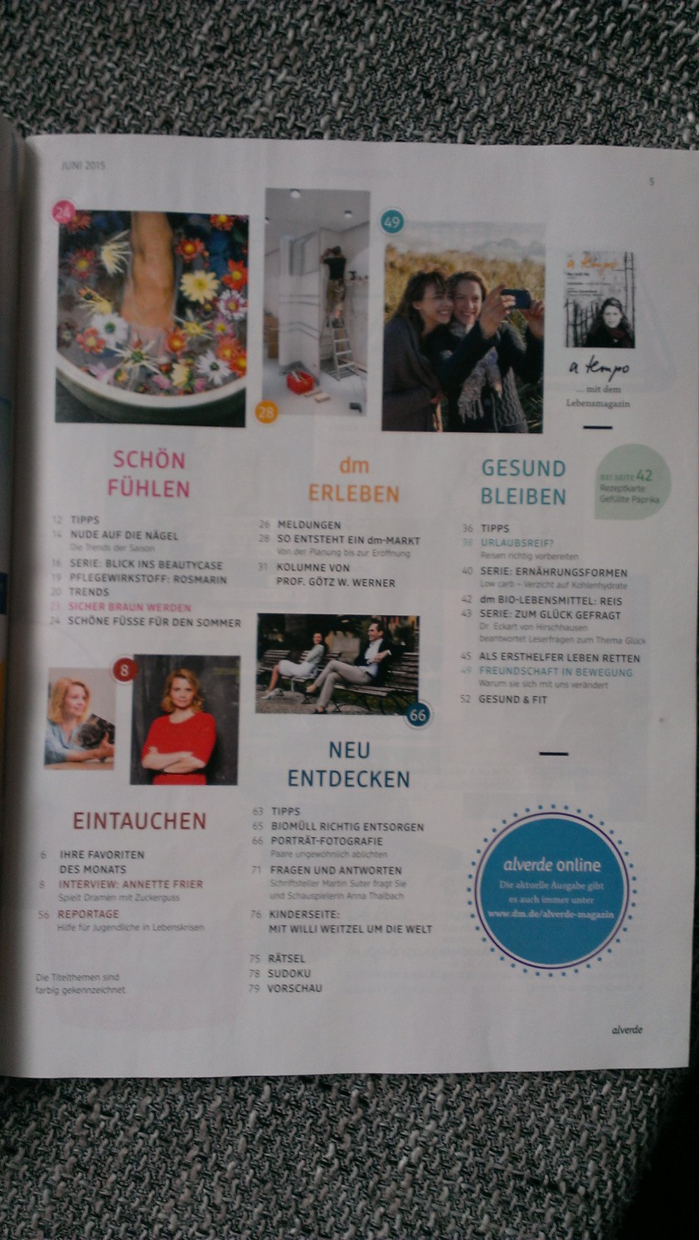 alverde + a tempo Juni 2015