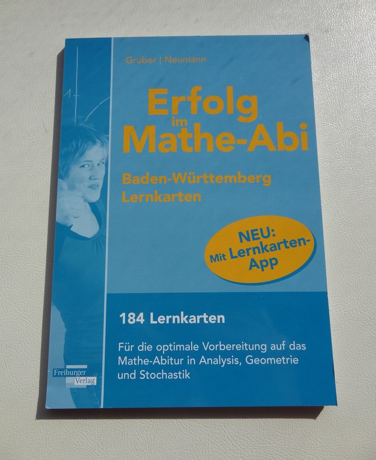 Erfolg im Mathe-Abi Baden-Württemberg Lernkarten 184 Stück Gruber Neumann