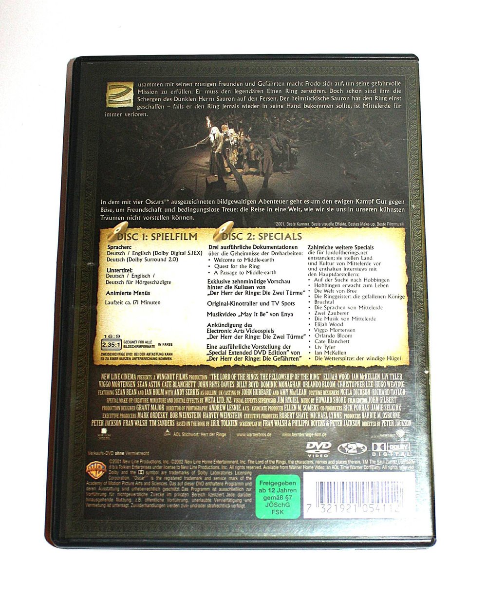 Herr der Ringe Die Gefährtin DVD