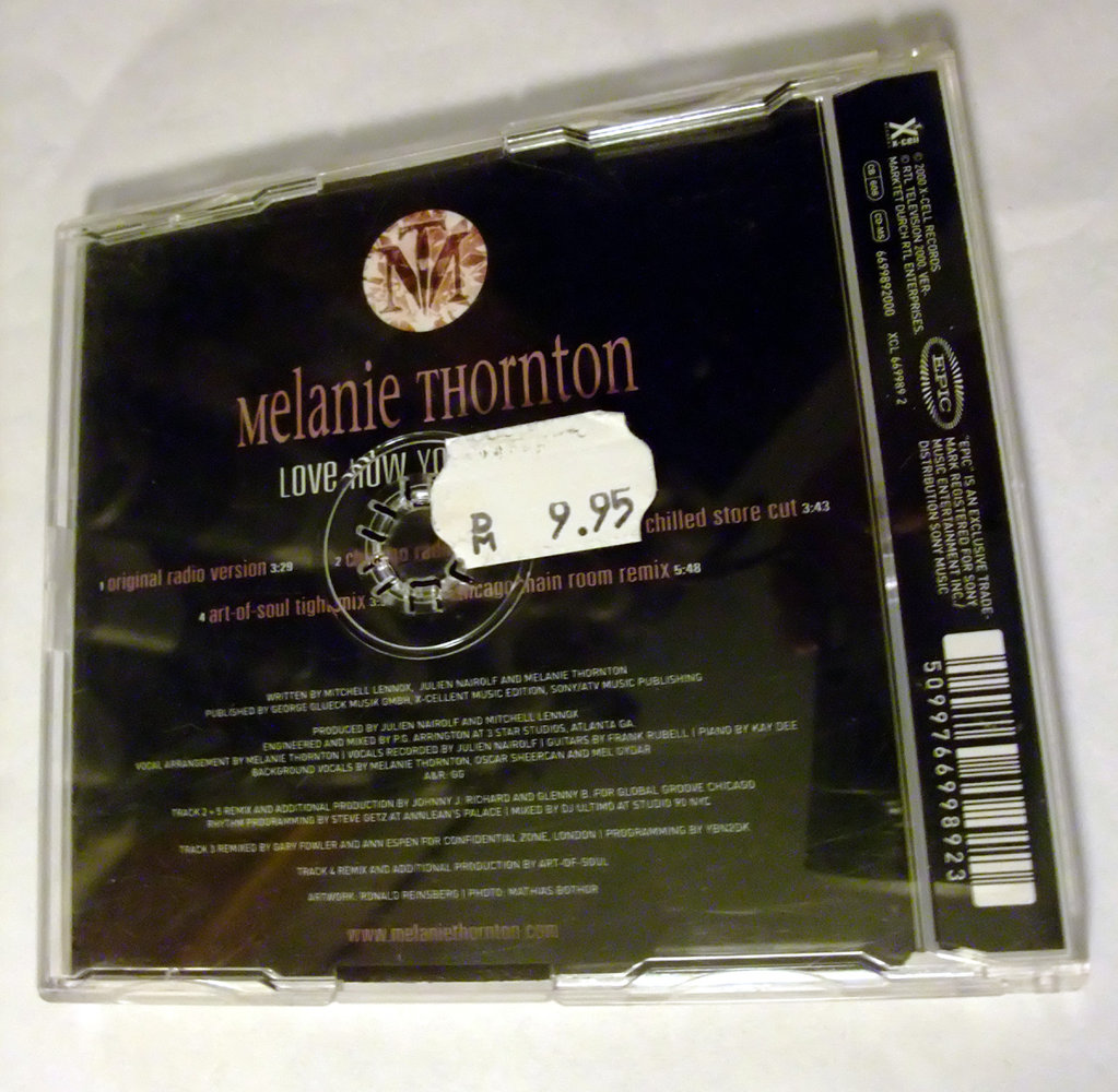 Melanie Thornton – Love How You Love Me (Maxi-CD Single) * Pop R&B Soul Lovesongs *