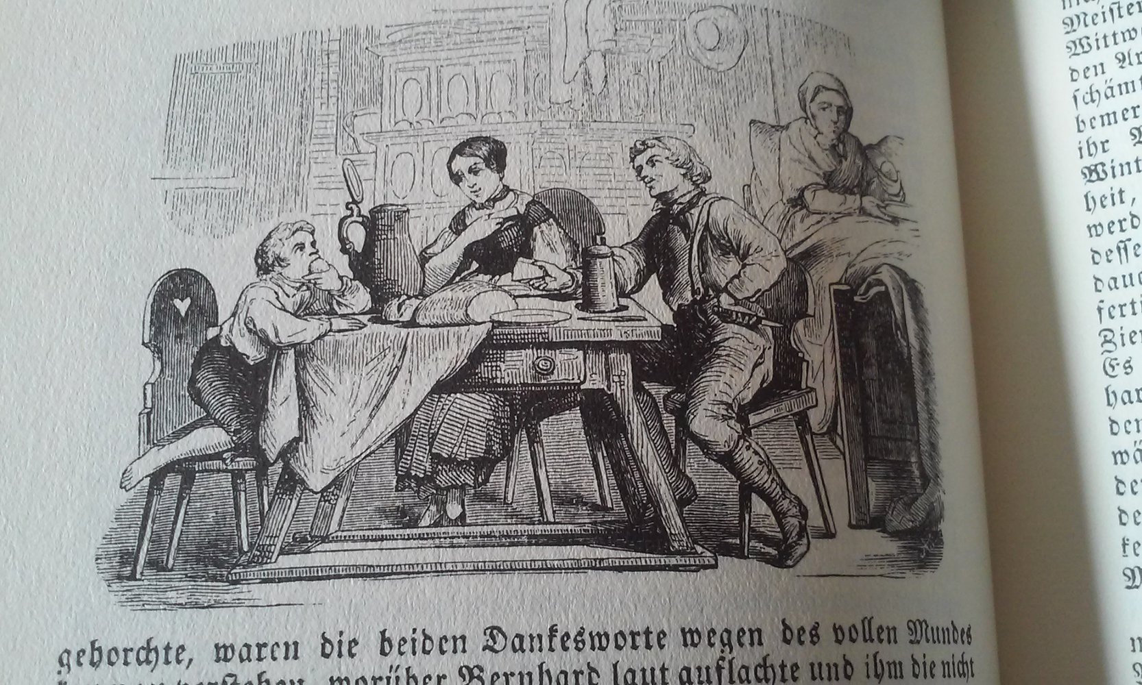 Volks-Kalender 1854 F.W.Gubitz Taschenbuch Nachdruck1979  Sammlerstück