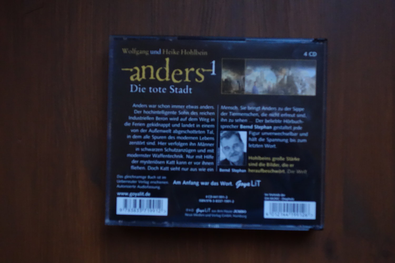 Anders, Die tote Stadt, Hörbuch von Wolfgang Hohlbein