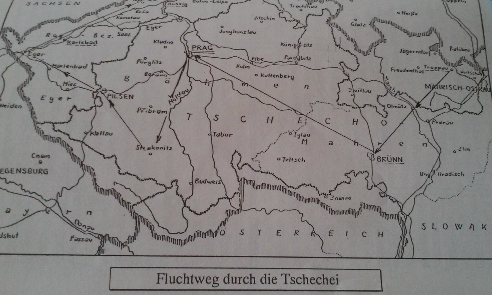 Einmal Bottrop - Oberschlesien und zurück. Erlebnisberichte eines Jungen in der Zeit von 1937-1945  +Rarität+  Sammlerstück
