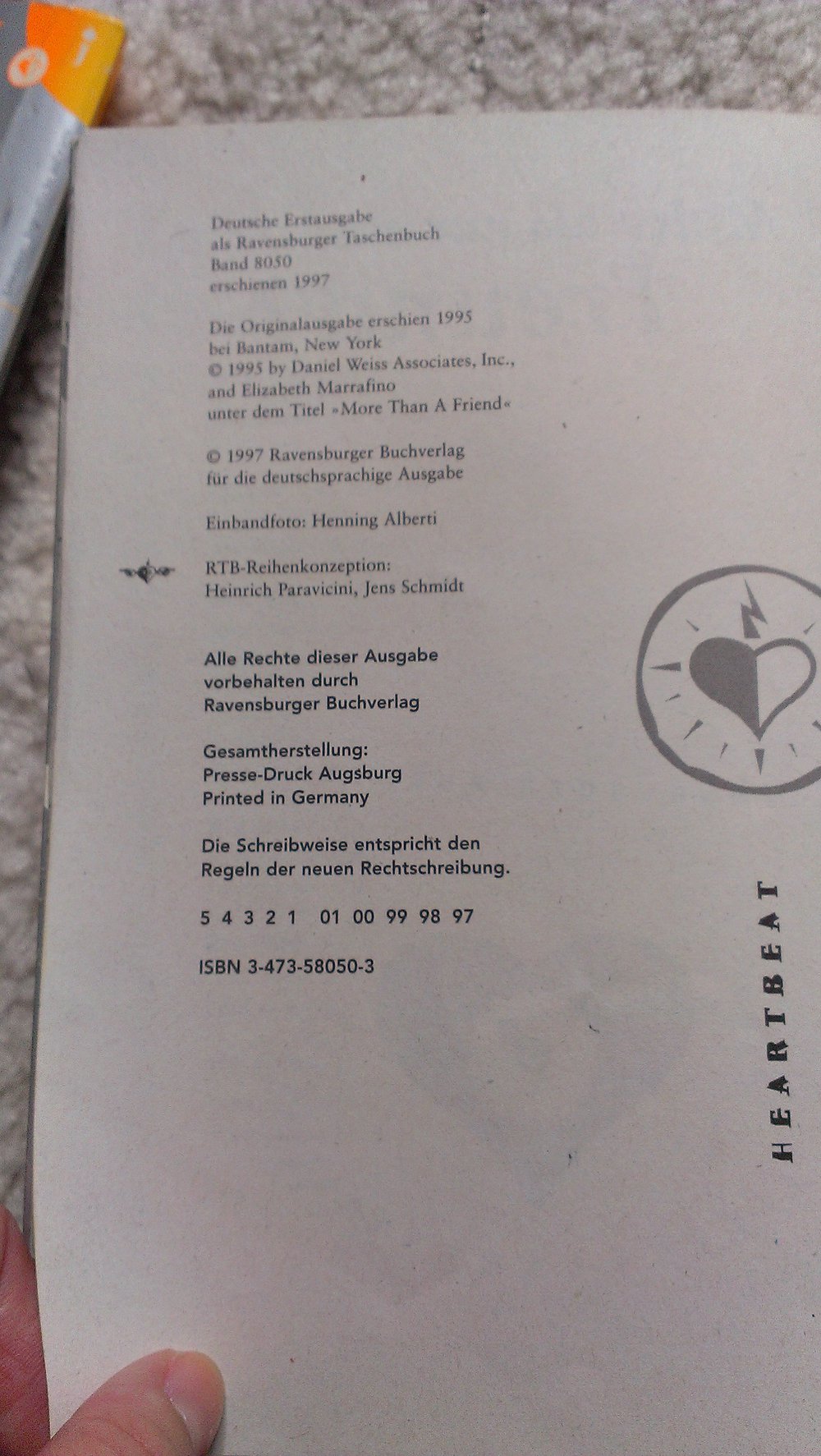 Jugendroman Mehr als nur ein Freund? von Elizabeth Winfrey