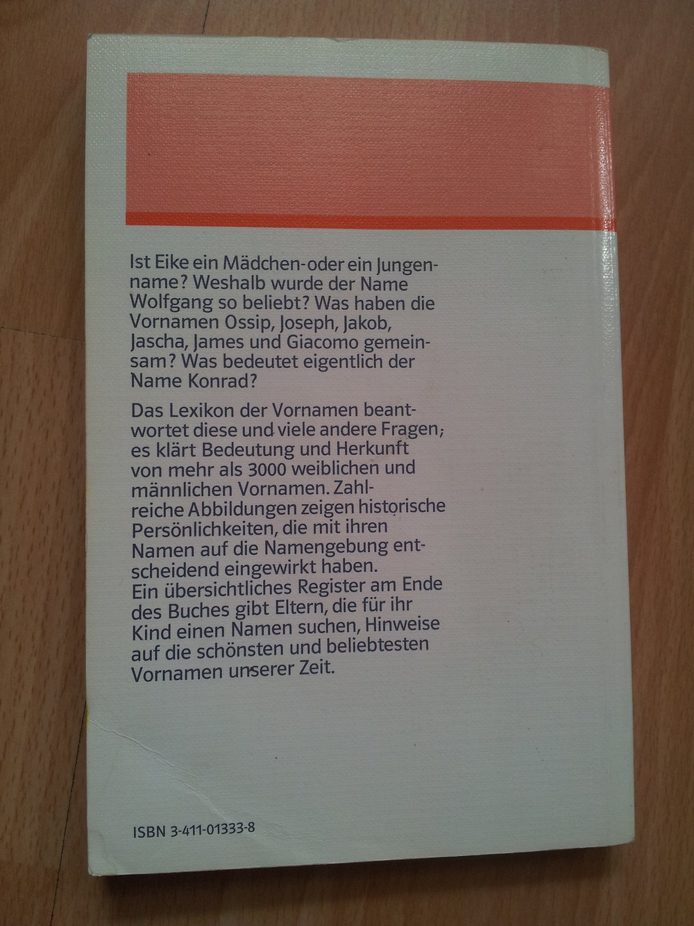 Buch - Lexikon der Vornamen Duden