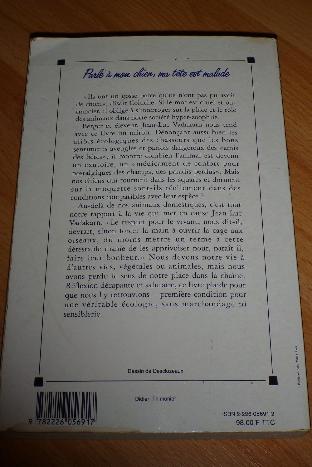 Buch: Parle à mon chien ma tête est malade