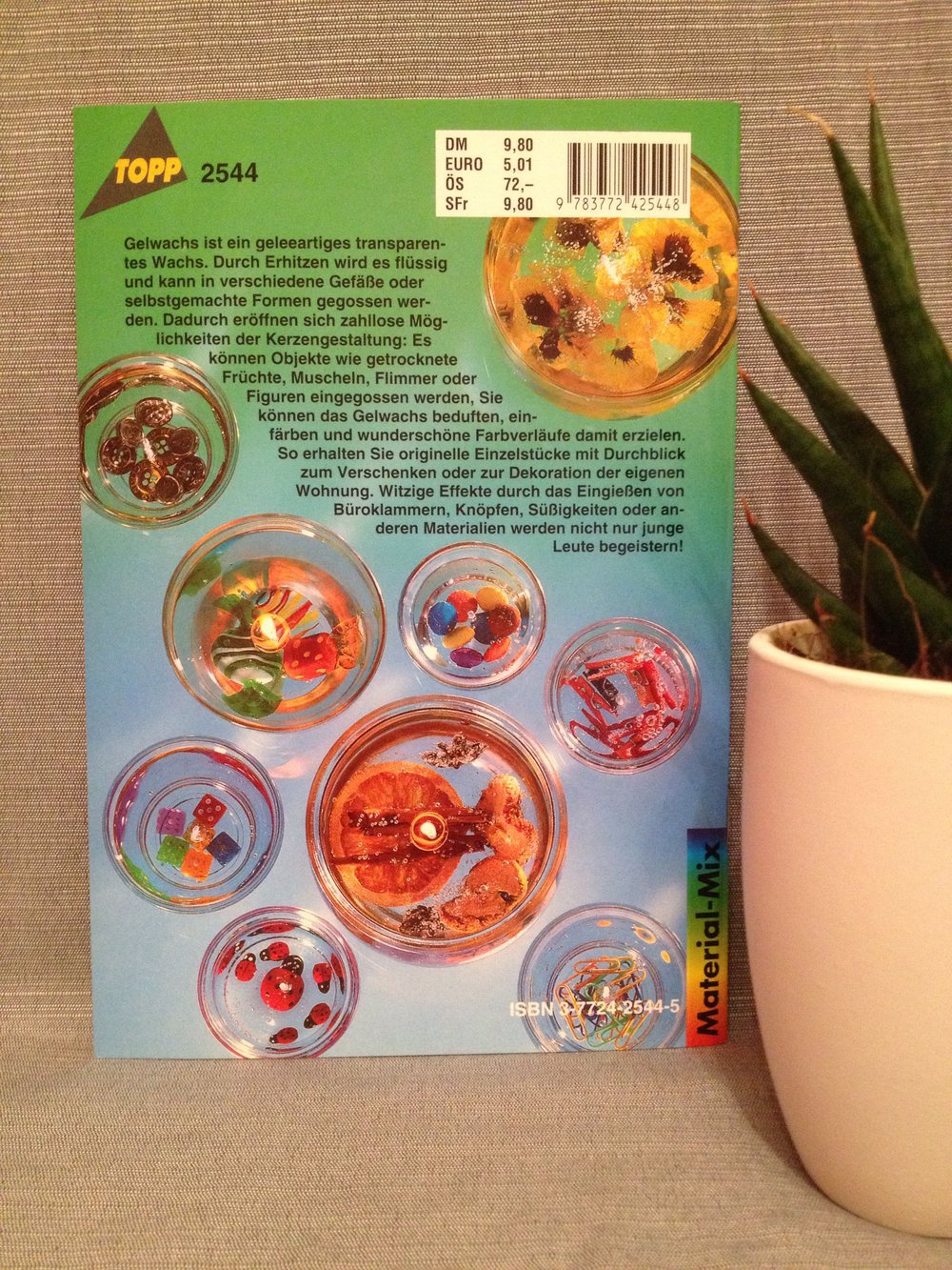 Gelwachs neue Ideen für Kerzen 