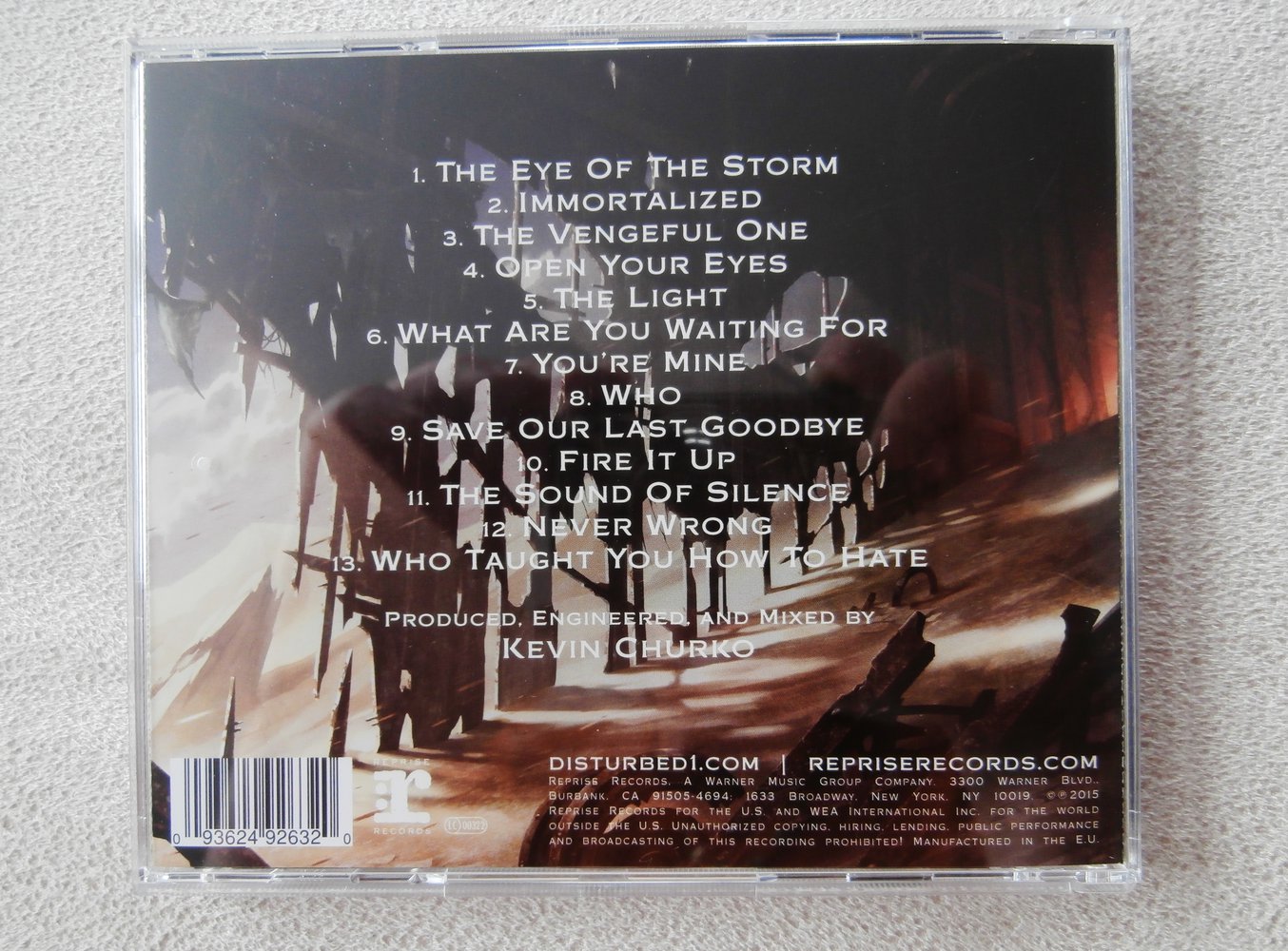 CD DISTRURBED IMMORTALIZED 