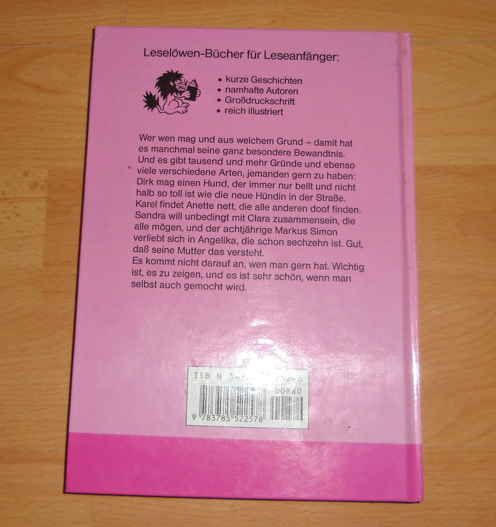 Leselöwen Ich -mag-dich-Geschichten