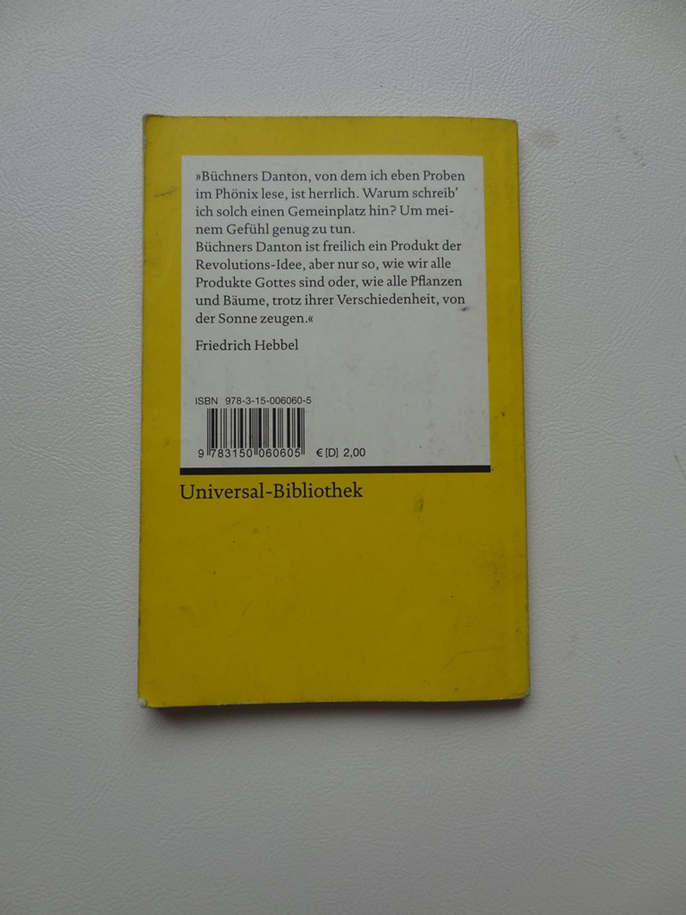 Dantons Tod Georg Büchner Reclam Ausgabe