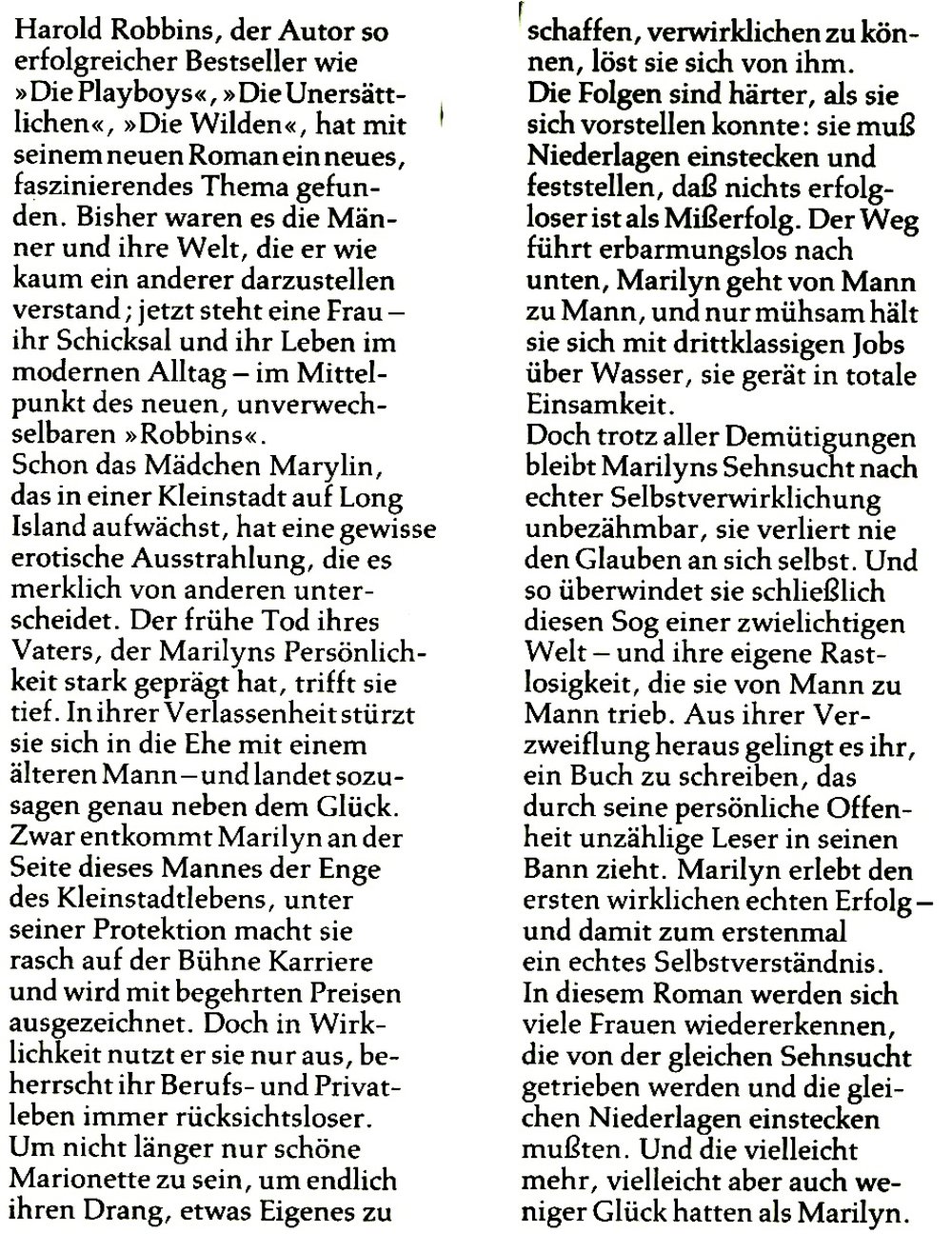 2 Romane von Harold Robbins : Die Traumfabrik - Sehnsucht