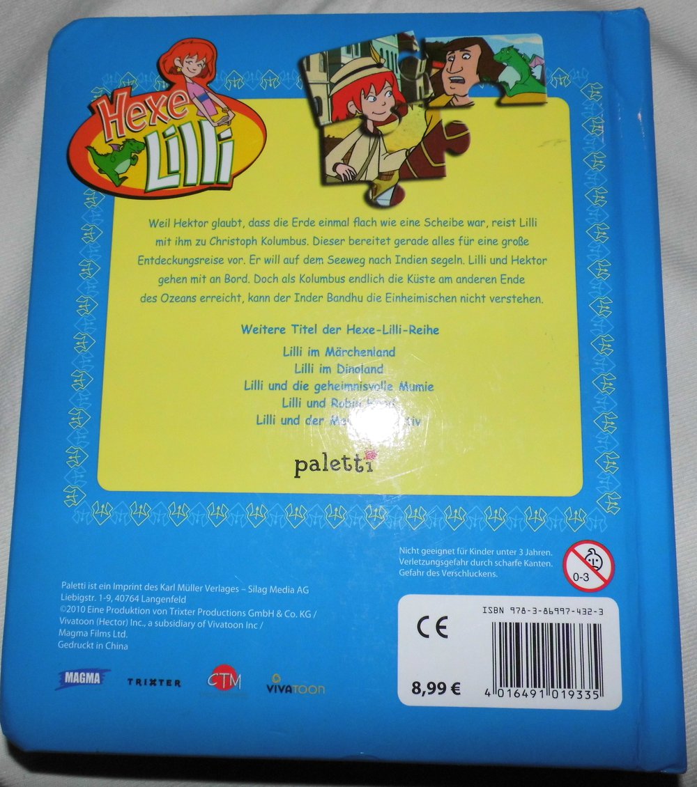 Hexe Lilli Puzzlebuch > Lilli und Kolumbus