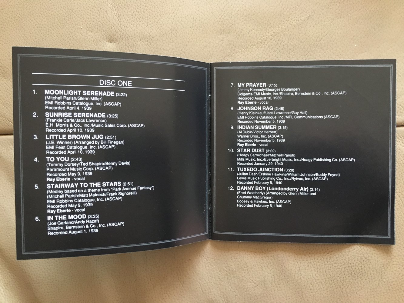 Doppelt CD von Jazz Legende Glenn Miller