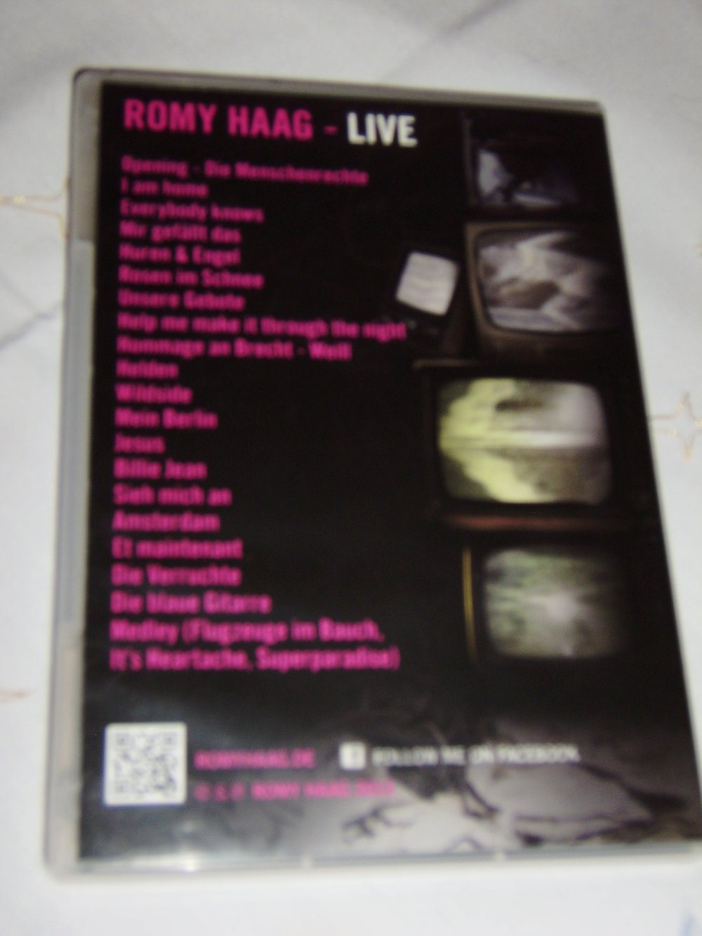 DVD  Romy Haag – Live 