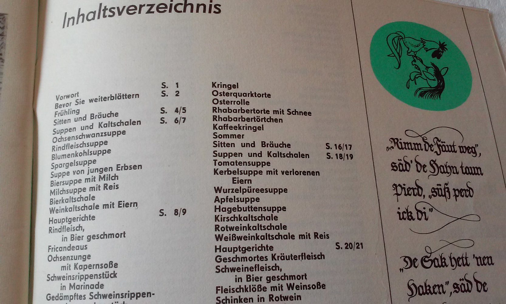 Mudder Schulten Rezepte Hefte/Broschüren Nr. 2, 4 und 7