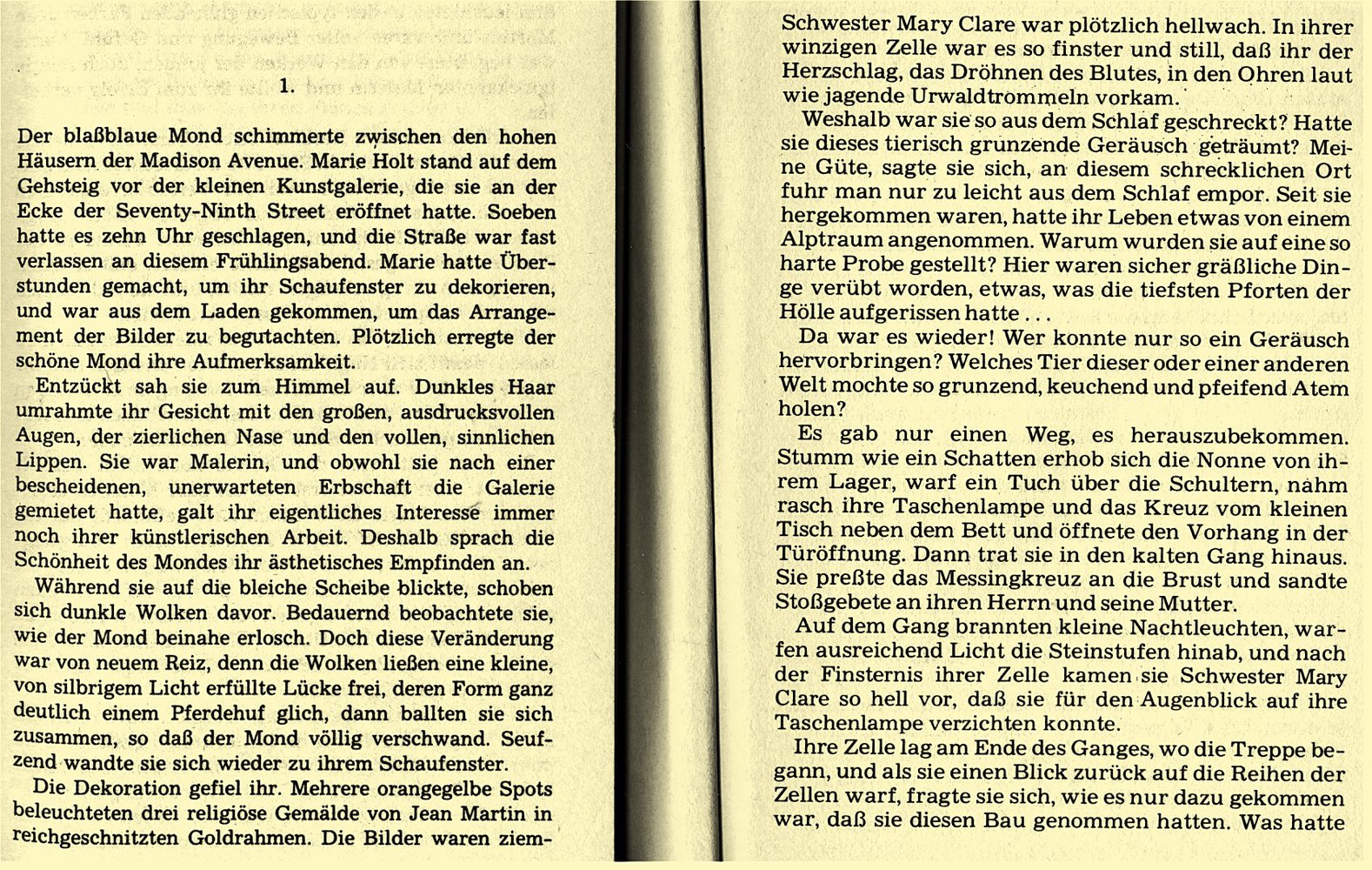 2 Romane : Vorsicht vor dem freundlichen Fremden ( Clarissa Ross ) / Zu Gast bei den Teuflischen ( P. McCartney )