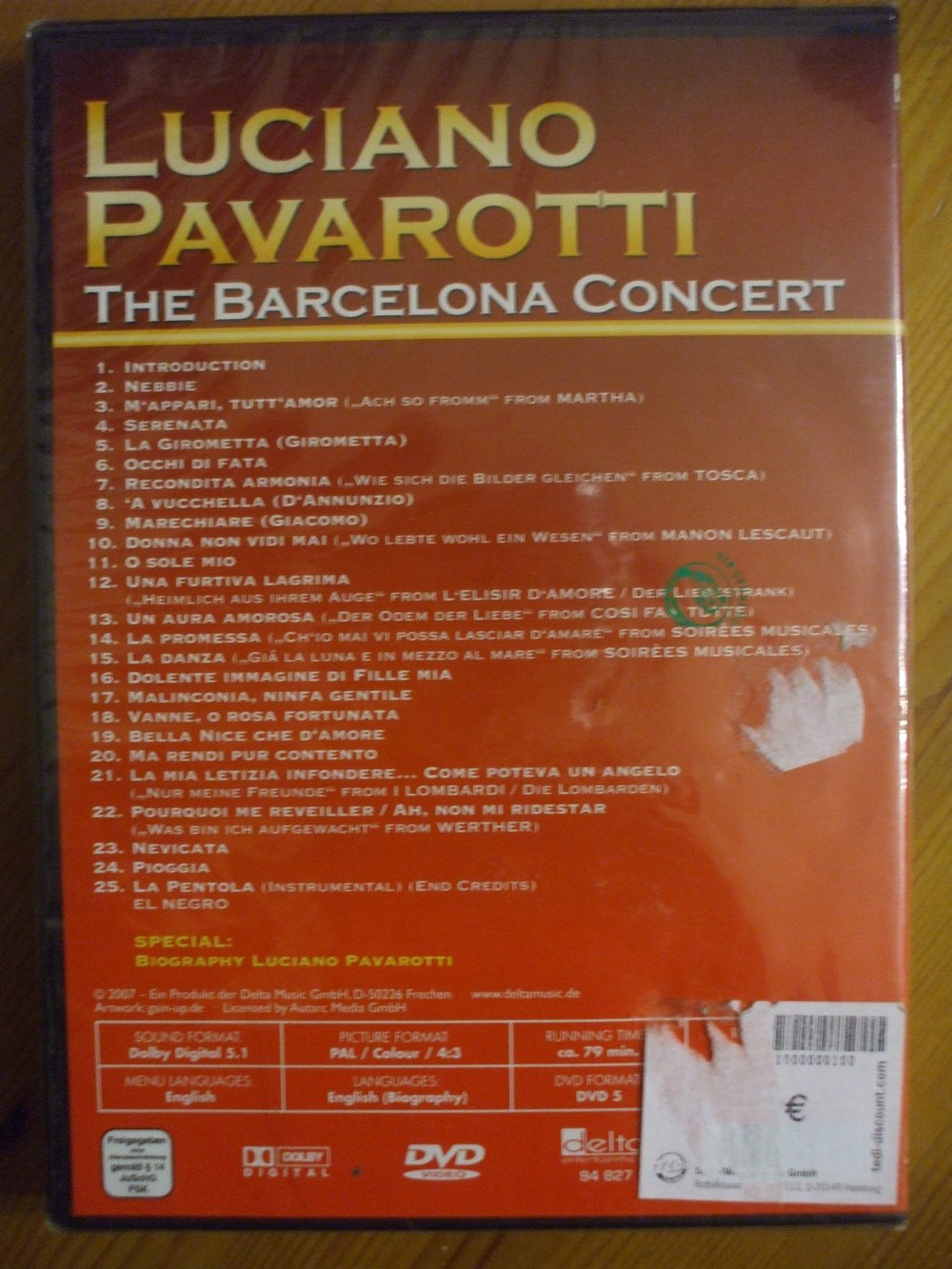 Luciano Pavarotti - The Barcelona Concert