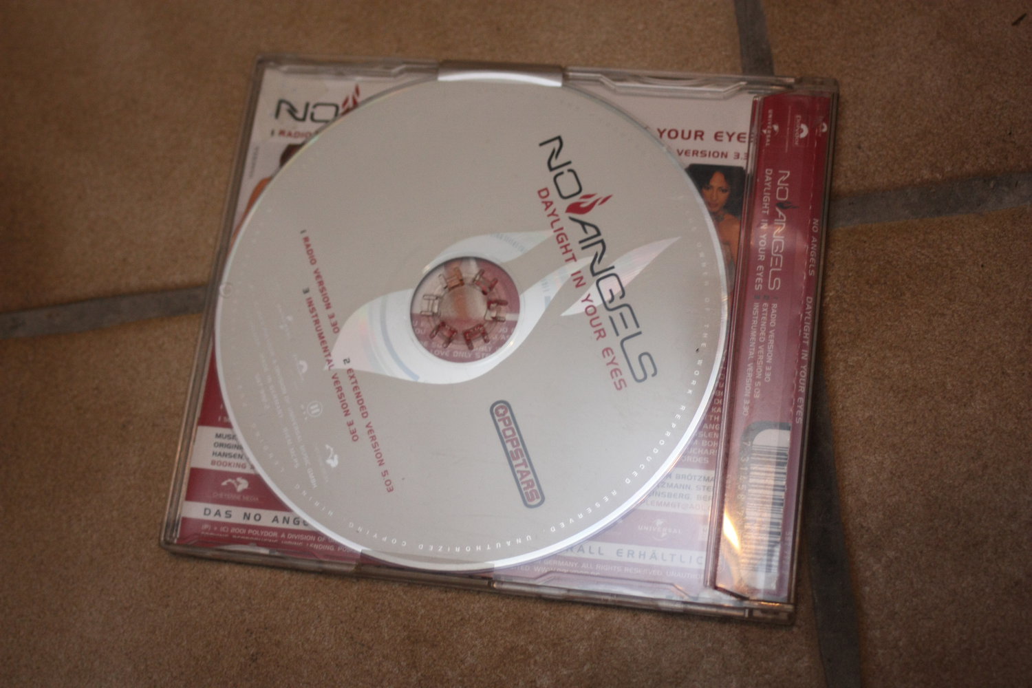 Debutsingle No Angels Popstars  Maxi Single Daylight in your eyes