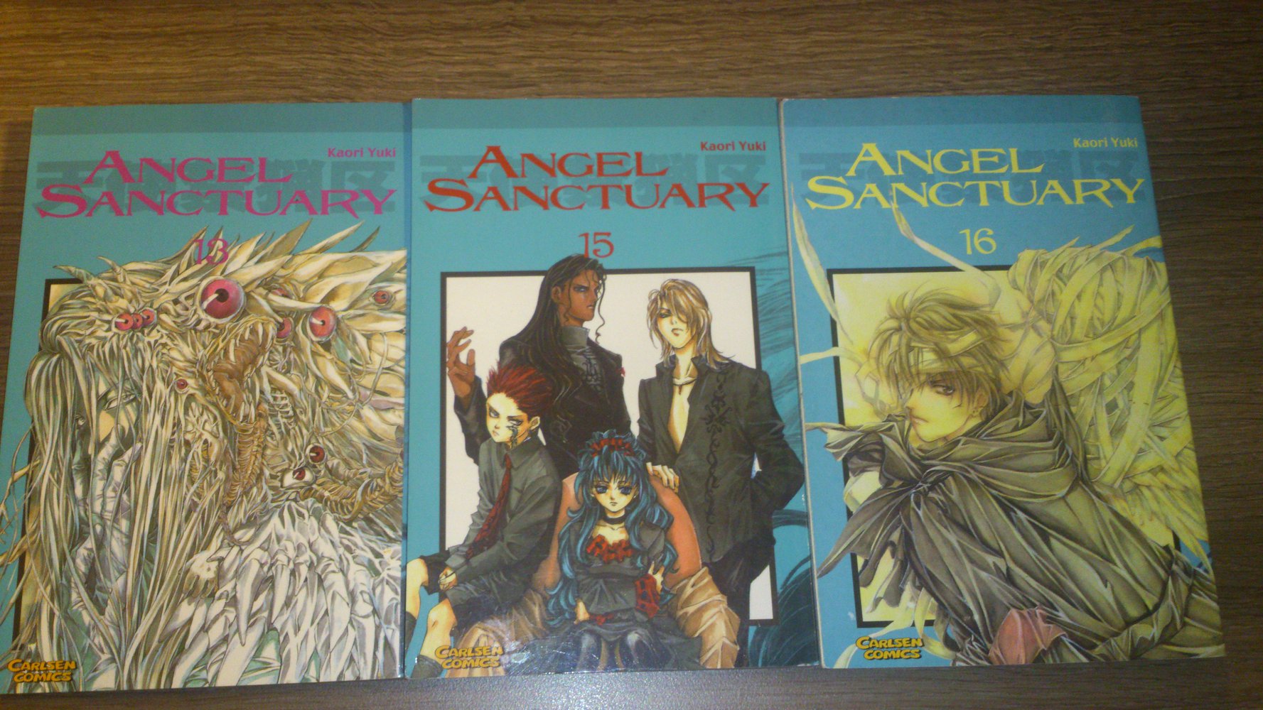 Angel Sanctuary Manga Kaori Yuki Band 1-13 & 15-16