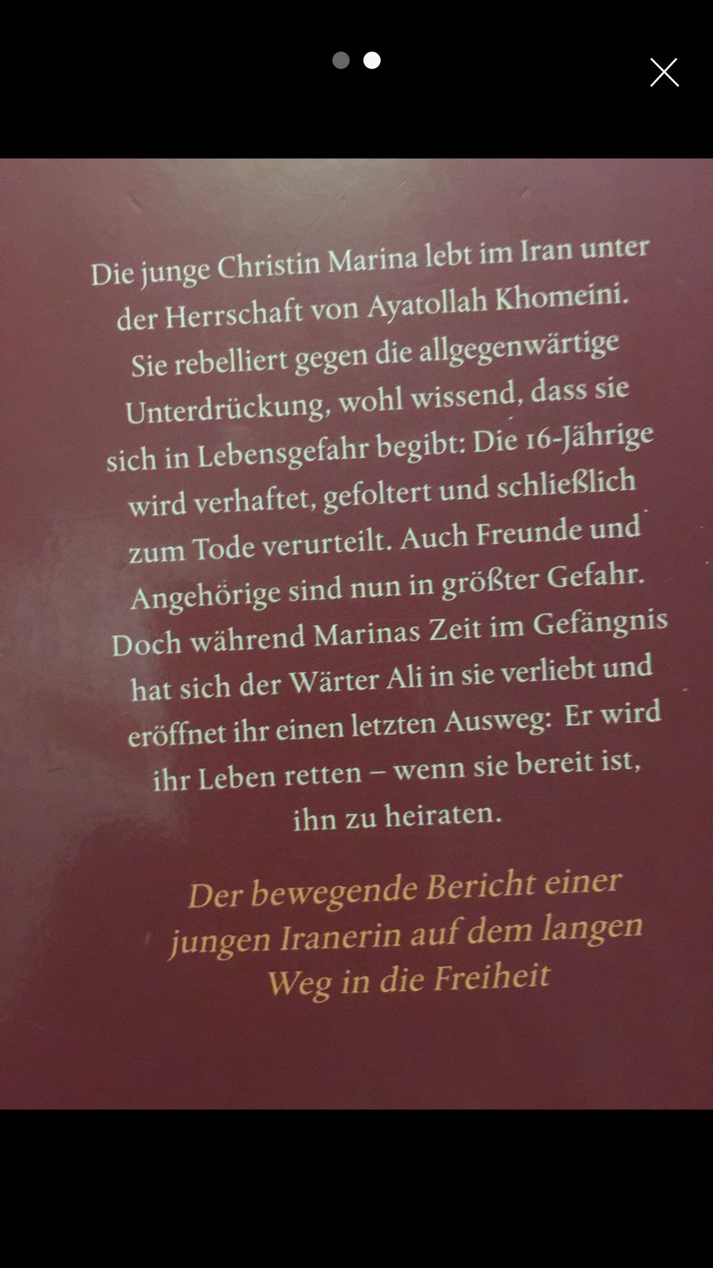 Ich bitte nicht um mein Leben 