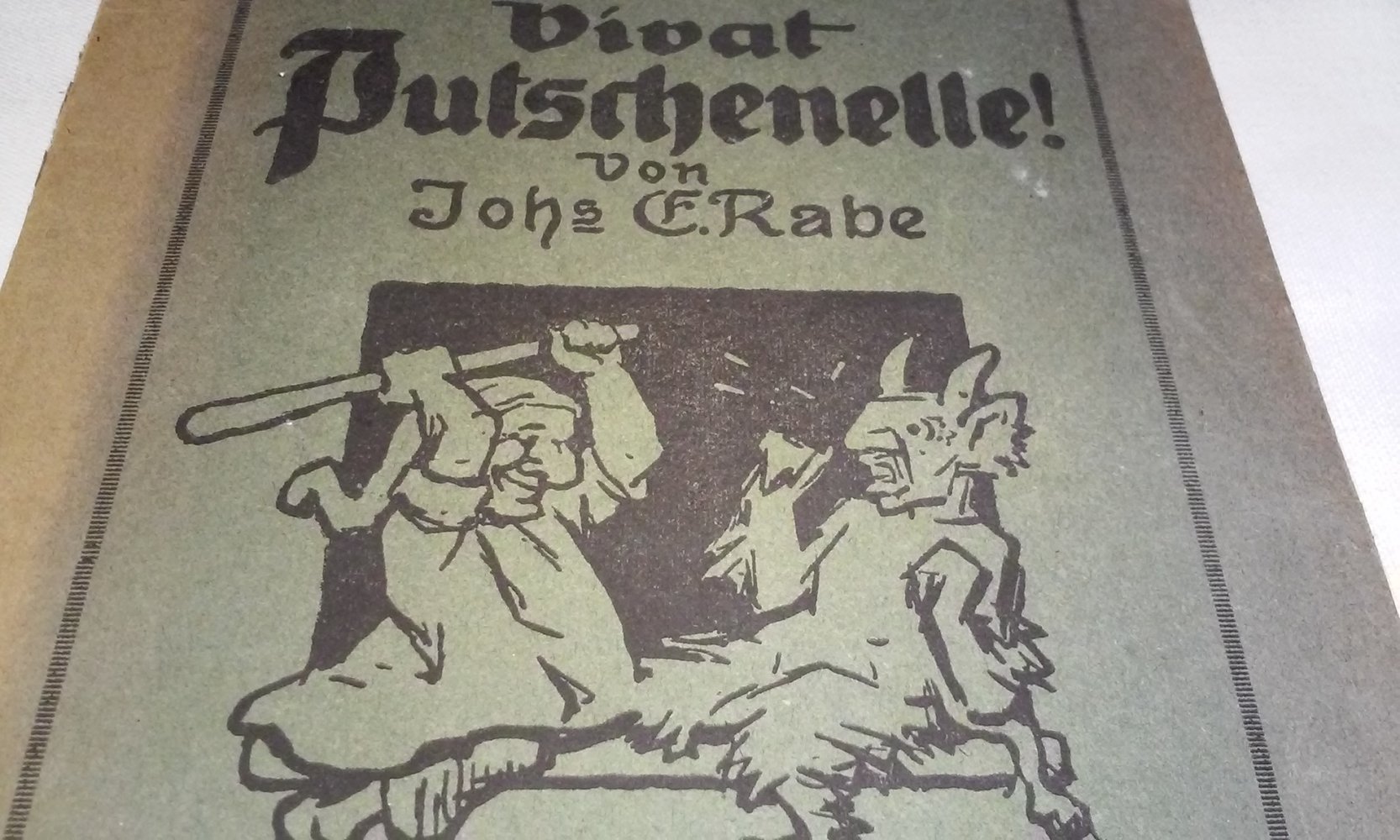 Vivat Putschenelle! Der alten Kasperschwänke neue Folge Quickborn Bücher Band 10  antik Sammlerstück