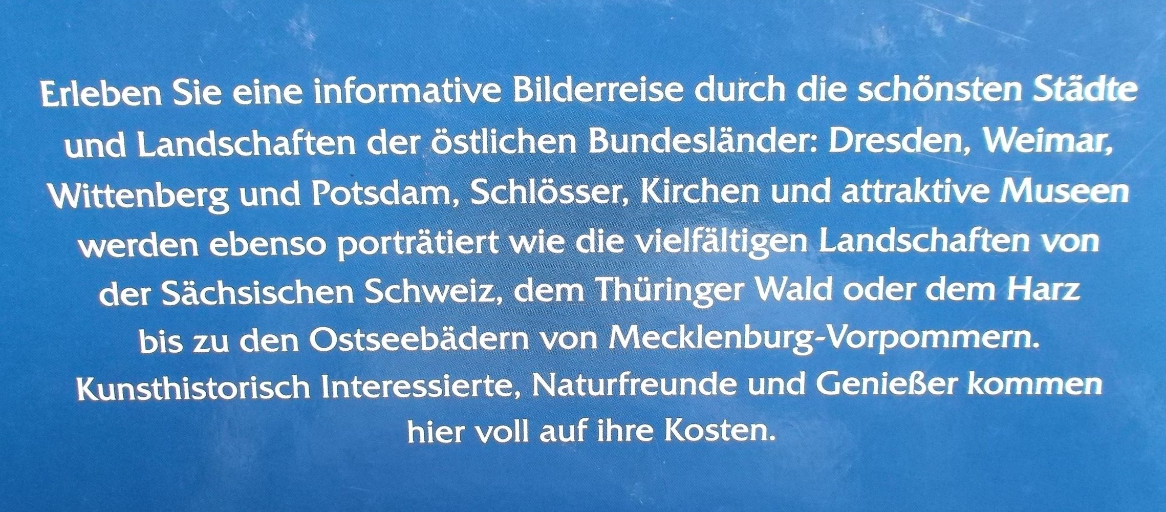 Deutschlands schöner Osten - Buch mit vielen Farbfotos