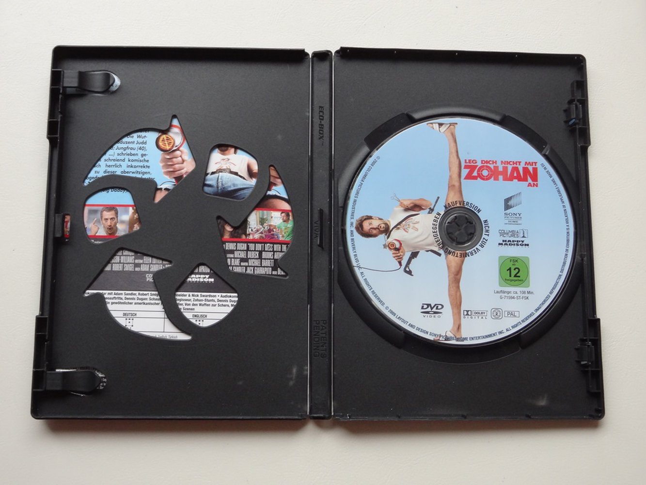 Leg dich nicht mit Zohan an Action Komödie mit Adam Sandler DVD