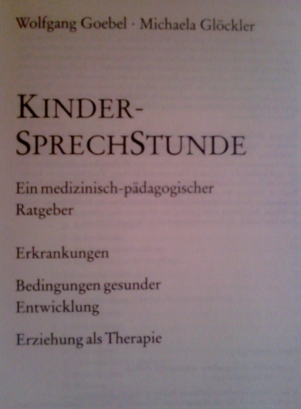 Kindersprechstunde