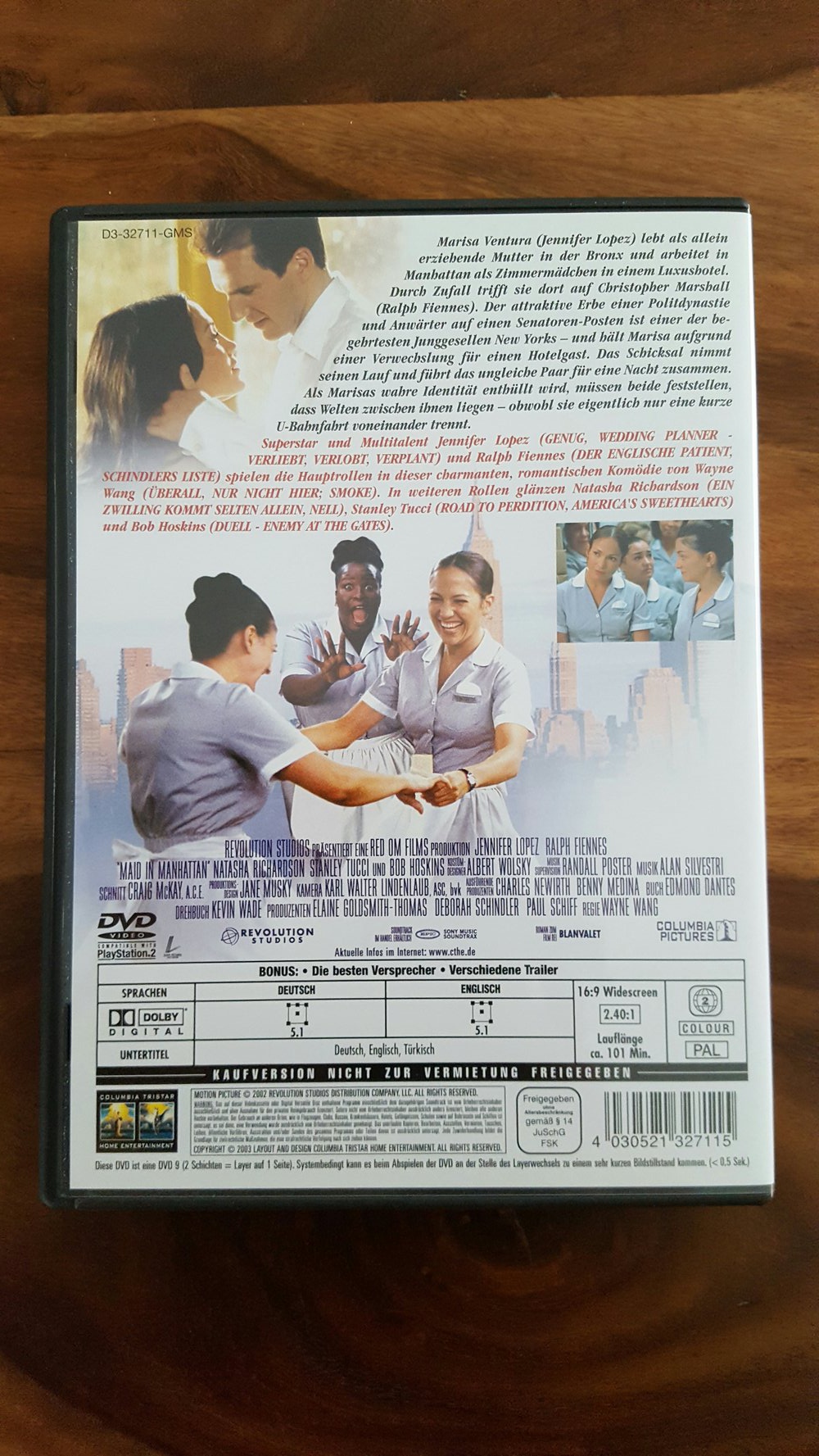 Manhattan Love Story DVD