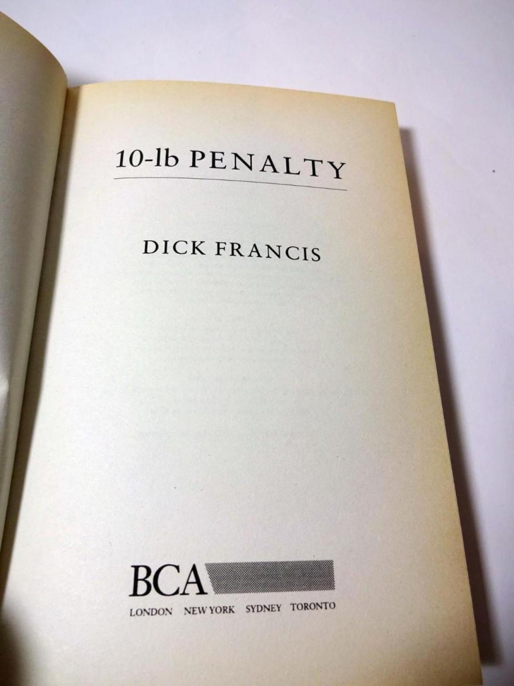 10 lb Penalty 