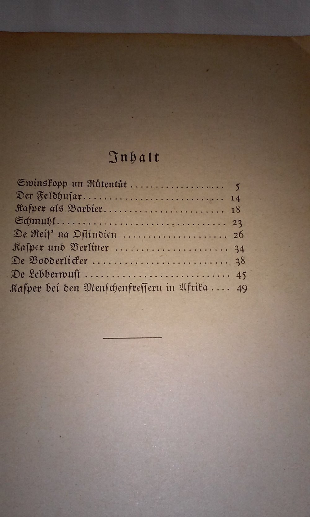 Vivat Putschenelle! Der alten Kasperschwänke neue Folge Quickborn Bücher Band 10  antik Sammlerstück